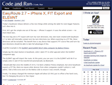Tablet Screenshot of codeandrun.com
